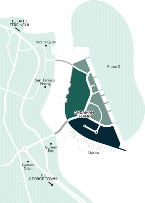 Map of Andaman Island and Maris